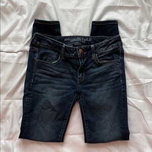 American Eagle Outfitters Women's Deep Indigo Jeggings